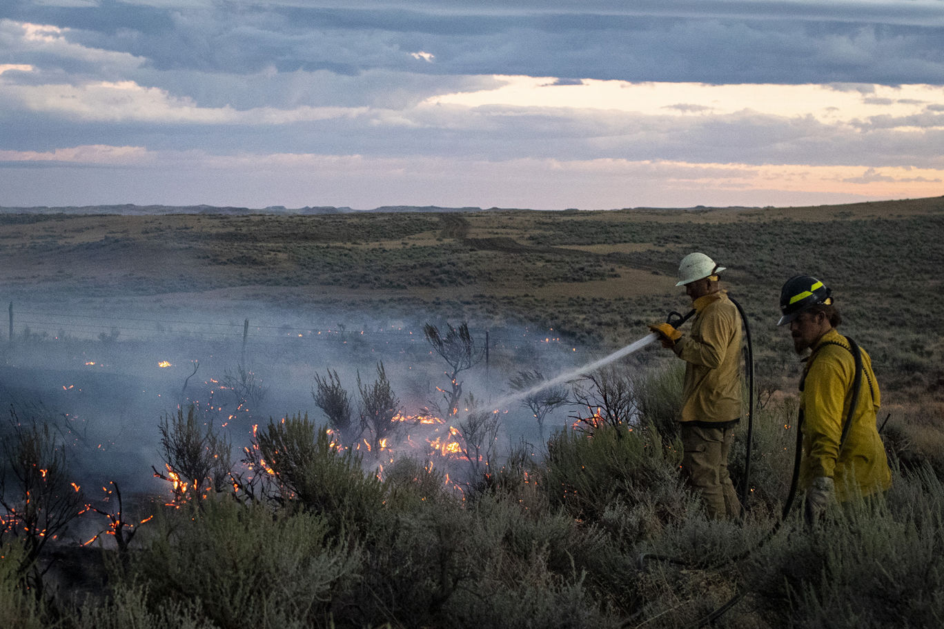 Huff fire